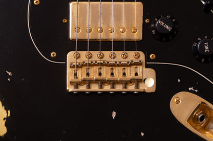 【new】Xotic / XSC-2 Black over Gold Heavy Aged Gold Parts 3.38kg #4160【TONIQ横浜】